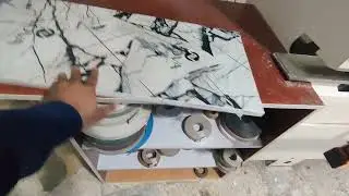 Applying PVC Edge Banding with a Stunning Black and White Marble Look.
