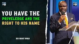 YOU HAVE THE PREVILEDGE AND AUTHORITY TO USE THE NAME OF JESUS PART 1 - DR ABEL DAMINA