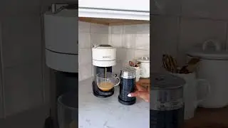 Nespresso Vertuo Next Coffee and Espresso Maker with Aeroccino Milk Frother, White in 2024 #shorts