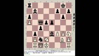 Little Thought 1.052 vs Stockfish 17.1 | Queen's Pawn: Queen's Gambit Accepted #chess