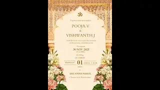 POOJA &  VISHWANTH  WEDDING THINDIVANAM  Live Stream