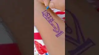 Krishna Name tattoo designs #short