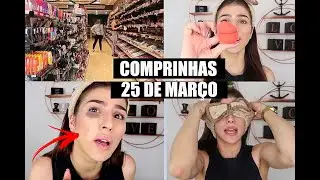 NOVIDADES NA 25 DE MARÇO + TESTANDO PRODUTOS