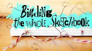 DIY JOURNAL BINDING / Handmade sketchbook Tutorial