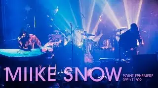 Miike Snow live at Le Point Ephémère, Paris 2009