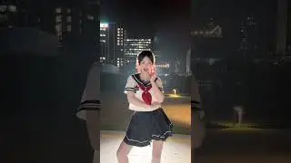 SK乌兰湖371 | Sailor uniform dance under city lights 🌃✨| 都市夜里的水手服舞蹈#sk乌兰湖371 #dance #美女 #推薦 #cute 