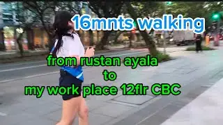 16mnts walk. My daily routine #workout #workoutmotivation 