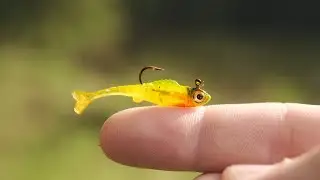 TINY Lure Challenge!!! (Micro Swimbait)
