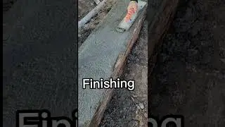 concrete garden edge, easy steps for concrete curb.