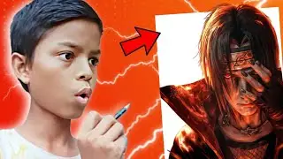 I Draw one of My FAVOURITE Anime character 🔥🤯 | #vlog #art 