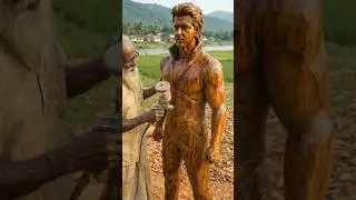 &ldquo;Indian Wood Craft | Krrish-Inspired Art #krrish #woodsculpture #carving #aiart