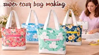 നിങ്ങൾ ആവശ്യപ്പെട്ട ബാഗിന്റെ വീഡിയോ ഇതാ.. ✨👜 / How to make handbag at home 