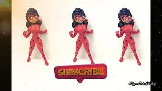 Ladybug / how to make fondant figurine #topper #clay