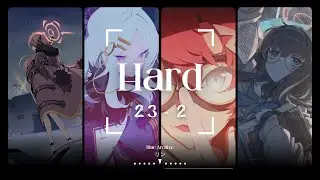 [Blue Archive JP] 23-2 Hard Mode Clear (3 star w/ challenge & pyroxene box)