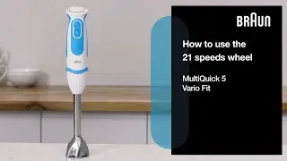 MultiQuick5 Vario Fit | How to use the 21 speeds wheel