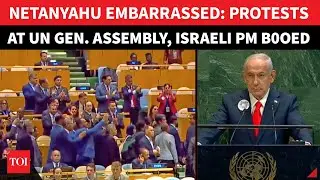 Netanyahu HUMILIATED At UNGA; Israeli PM BOOED, Leaders Stage WALKOUT, His Speech Delayed