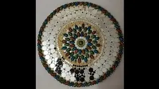 Obfashion botique #handcrafteddecor #creativeart #mirrorwork #wallhanging #innovation