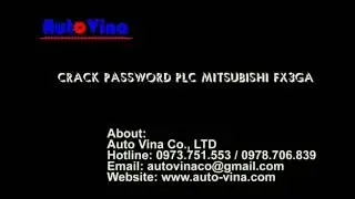 Crack password PLC Mitsubishi FX3GA