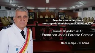 Sessão solene de posse no cargo de ministro-presidente do STM