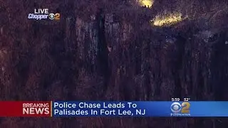 Suspect On Cliff In Fort Lee