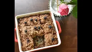 Blueberry Cake with Crumbly Streusel / G&acirc;teau aux myrtille avec Streusel friable