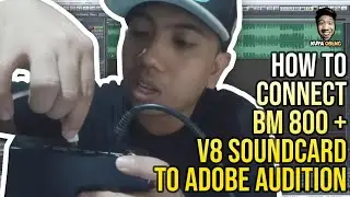 HOW TO CONNECT V8 SOUNDCARD TO ADOBE AUDITION 1.5 & PC OR LAPTOP