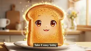 ASMR Anime Wholesome Toast 🍞☀️ #short