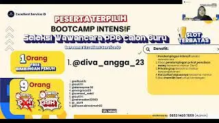 Webinar Seleksi Wawancara PPG Calon Guru 2025 bersama Excellent Service ID