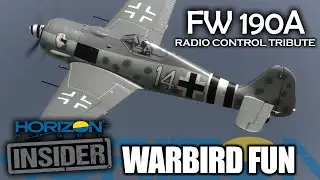 RC Tribute to the Legendary Focke Wulf FW-190A - Horizon Insider Warbird Fun