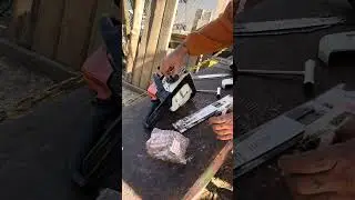 Installing carving bars on stihl chainsaws