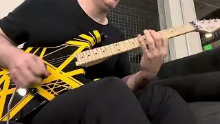 Ratt Lay It Down Rhythm Guitar Cover Short EVH Striped Series LPD 74 Pedal FU Tone Brass Block