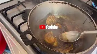 Tutorial; El Plato de hoy es locrio de pollo con habichuelas Rojas guisadas aguacate y guineo maduro
