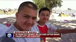 14-year-old Bobby Reyes dies after being taken off life support