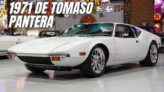 De Tomaso Pantera 1971 года &ndash; итальянский суперкар с американским двигателем V8, изменивший всё.