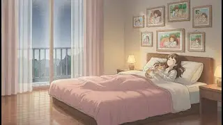 Moon & Paws 🐾 | Soft Piano for Sleep, Relax & Night Calm | Cozy Bedroom with Cat 🌙🐱 | 2.5 Hour