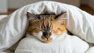 LIVE 🐱 Peaceful Kitty Drifting to Sleep with Warm Piano Melodies at Night 😴 | Season 1