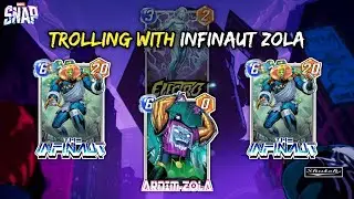 Trolling With The Infinaut Arnim Zola, Gameplay & Build Deck - Marvel SNAP