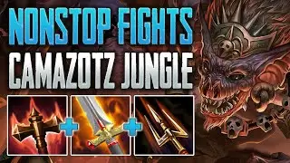 IS THIS TEAM DEATHMATCH? Camazotz Jungle Gameplay (SMITE Ranked Conquest)