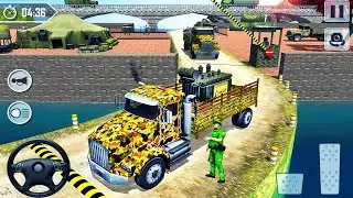 Army Truck Transport Offroad Simulator - US Cargo Vehicle Driving Mountain 3D - Android GamePlay #3
