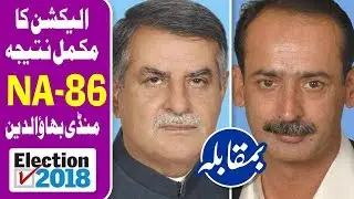 NA 86 Mandi Bahauddin Election Results 2018 | Pakistan Election 2018 | Election Box