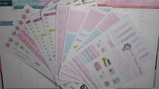 Plan With Me // Erin Condren Life Planner // Pastels ~ Featuring Sweet Kawaii Design