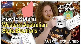 How to vote in Western Australian State Elections UPDATED FOR 2025! | AUSPOL EXPLAINED