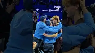 Jannik Sinner Celebrates With Team After Nitto ATP Finals Title 🏆