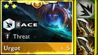 Infinity Edge Urgot ⭐⭐⭐ 3 Star 4 ACE - When Urgot Dominate The Whole Game | TFT SET 8