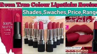 AVON TRUE COLOUR PERFECTLY MATTE LIPSTICKS REVIEW, SWACHES, SHADES, PRICE BYy #genuinereview