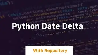 python date delta