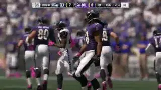 Madden 17 Seattle Seahawks vs Baltimore Ravens