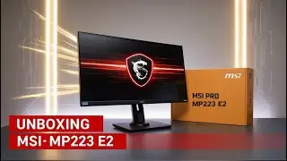 Unboxing the MSI PRO MP223 E2: Sleek Design Meets Professional Performance! 🎥✨ #MSI #unboxing #asmr