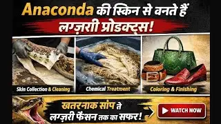 Inside the Anaconda-Leather Factory: From Anaconda Skin to Luxury Jacket (Full Process)
