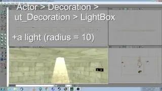 Unreal Editor 2 Tutorial - Advanced Lighting types and effects - UT99